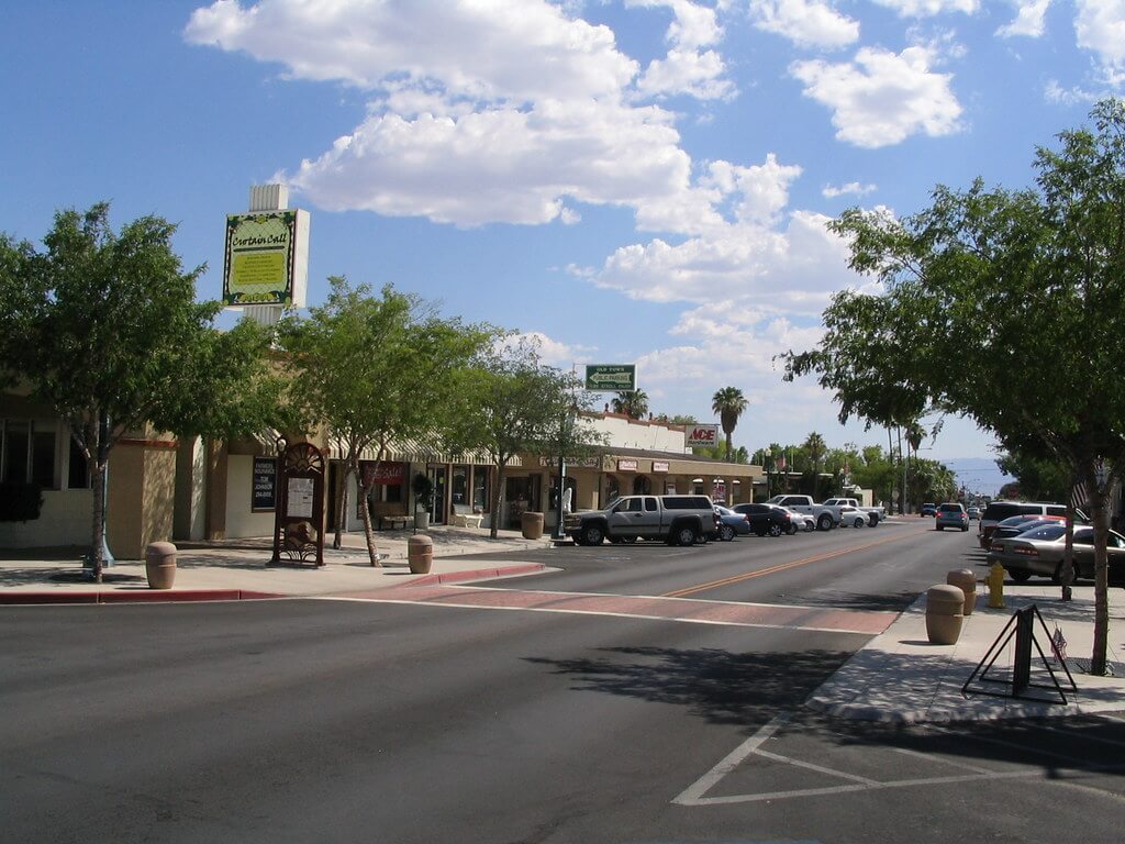 Stylized photo of Boulder City