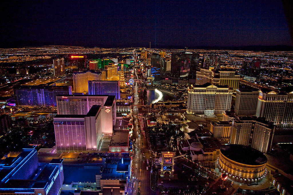 Stylized photo of Las Vegas